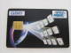 TMN Tele Movel GSM Chip Card,backside With Double Lines Number,used(without Mangetic Stripe) - Portugal