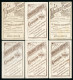 Chocolat Grondard, Lot De 6 Chromos Lith. J. Minot VM2-3-3, Personnages, Scènes Humoristiques, Voir Scans - Other & Unclassified