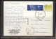 NETHERLANDS Brief Postal History Postcard Air Mail NL 025 Coat Of Arm Flag - Covers & Documents