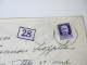 Italien 1943 Brief / Zensurbeleg. Verificato Per Censura. Commissione Prov. Censura 64 R - Correo Militar (PM)