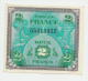 France 2 Francs 1944 AUNC CRISP Banknote P 114a 114 A - 1944 Drapeau/France