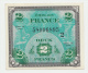 France 2 Francs 1944 UNC (2 Staple Holes) P 114b 114 B - 1944 Drapeau/France