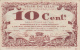 Bon Communal Ville De Lille. 10 Cent. 1917 - Bons & Nécessité