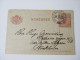 Schweden 1916 / 1920 Kartenbriefe / Kortbrev 2 Stück. Stockholm - Briefe U. Dokumente