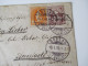 Schweiz 1885 MiF Nach Arnstadt / Thüringen. 4 Stempel - Lettres & Documents