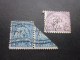 2,5Timbres:US Postage USA United States Of America Perforé Perforés Perfin Perfins Stamp Perforated PERFORE  &gt;Trés Bi - Perfins