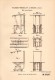 Original Patentschrift - Wilhelm Weishaupt In Engers B. Neuwied , 1884 , Bürotisch , Tisch , Möbel !!! - Altri & Non Classificati