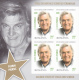 Delcampe - ROMANIA, 2014, GOLDEN STARS, Actor, Cinema, Famous People, Theater, Zodiac, 12 Sheets, 4 St/sheet, MNH - Unused Stamps