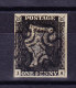 SG #1 - One Penny Black 1840 Platte 1b Sauber Zentrisch Gestempelt - Usados