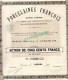 87 - LIMOGES - ACTION DE CINQ CENTS FRANCS PORCELAINES FRANCOIS PORCELAINE - 19 AVRIL 1928 AVEC SES COUPONS - Autres & Non Classés