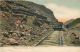 Culebra Cut Freight Railway And Train Cars, Panama Postcard Used Posted To UK 1913 JAMAICA Nice Stamp - Panama