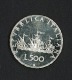 ITALIA REPUBBLICA - 500 LIRE CARAVELLE - FONDO LUCIDO SIMILE AL PROOF - RARA - ANNO 1966 - FDC - 500 Lire