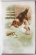 CPA Litho PRECURSEUR Illustrateur RAPHAEL TUCK SERIE 7 N° 10 Chien Jouant Dans Rue Voyagé 1901 Timbre Cachet Marmande - Tuck, Raphael