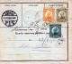 SLOWENIEN 1922 - Schöne Seltene 7 Fach Misch-Frankierung Auf Paketkarte Von Maribor Nach Osijek - Slowenien