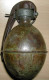 Grenade Offensive Française Vide Et Neutralisée Datée 1936,allumeur BILLANT - Decorative Weapons