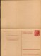 Germany/DDR- Stationery Postcard With Paid Answer ,unused - P65a,15 Pf,karmin- 2/scans - Postcards - Mint