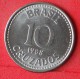 BRAZIL  10  CRUZADOS  1988   KM# 607  -    (Nº07132) - Brasil