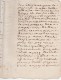 DOCUMENT DE 4 PAGES DU 21 JANVIER 1746 A DECHIFFRER - Manuscripts