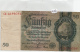 Billets - B1187 - Allemagne - 50 Reichsmark  ( Type, Nature, Valeur, état... Voir  Double Scan) - 50 Mark