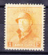 Belgien - 1919 -  Mi# 155 * - 1 Fr. Orange - Other & Unclassified