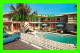 FORT LAUDERDALE, FL - SILVER SWAN RESORT MOTEL - ANIMATED WITH OLD CARS - - Fort Lauderdale