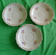 Vintage Scandinavian Pottery Sweden Lidkoping ALP 382 3 Pcs. Of Saucer Dessert Plate 1938 Gold Trim - Other & Unclassified