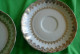 Vintage German Pottery Germany WINTERLING MARKTLEUTHEN Bavaria 4 Pcs. Of Saucer Gold Trim - Winterling (DEU)