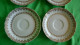 Delcampe - Vintage German Pottery Germany WINTERLING MARKTLEUTHEN Bavaria 4 Pcs. Of Saucer Gold Trim - Winterling (DEU)