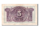 Billet, Espagne, 5 Pesetas, 1935, TTB - 5 Peseten