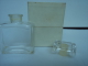 MINI  FLACON SANS NOM 5,5  CM BC VERRE  INCLUS + BOITE     VOIR & LIRE !!! - Miniatures Womens' Fragrances (in Box)