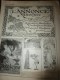 Delcampe - 1896  L'ANNONCE Illustrée Par L'affiche Artistique (8 Pages éparses) - Magazines - Before 1900