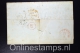 Great Brittain 1848 Cover From Belfast  Via France To Amsterdam The Netherlands, Nice Cancels - Marcophilie