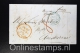 Great Brittain 1855 Complete Letter Bradford York Via France To Amsterdam The Netherlands, Nice Cancels - Marcofilie