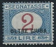 1925 OLTRE GIUBA SEGNATASSE 2 LIRE MNH ** - ED408 - Oltre Giuba