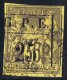 GUADELOUPE  1884  Groupe 35 C. Surchargé G.P.E. 25 C. Cadre Rectiligne Yv 2  Signé L. Miro - Used Stamps