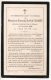 SOUVENEZ-VOUS DE MONSIEUR EDMOND BARATCHART PIEUSEMENT ENDORMI DANS LE SEIGNEUR LE 06/10/1899 - Réf. N°6213 - - Décès