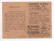 Carte - S.N.C.F. - Abonnement De Travail, Montigny Beauchamps 1960 - Other & Unclassified