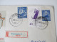 Ganzsachenumschlag 1962 MiF. R-Brief. Timisoara 1 - Arnstadt Thüringen. Bildumschlag - Storia Postale