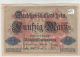 Billets - B1204-  Allemagne   - Billet  50  Mark 1914 ( Type, Nature, Valeur, état... Voir Double Scan) - 50 Mark