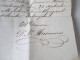 Delcampe - Niederlande Vorphila 1842 Hierden(??) An Den Bürgermeister A. Vogels. Stempel: PP / PD. Franco. Social Philately - ...-1852 Vorläufer