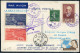 FRANCE - N° 361 + 380 + VIGNETTES / CP COMMEMORATIVE DE LA BAULE LE 24/7/1938, 1er VOL LA BAULE BELLE ILE - TB - Premiers Vols