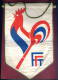 W75 / SPORT Fédération Française De Tennis AUTOGRAPH 17.5 X 27.5 Cm. Wimpel Fanion Flag France Frankreich Francia - Handtekening