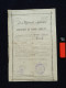 CERTIFICAT DE BONNE CONDUITE -- 91° REGIMENT INFANTERIE -- 1902 ......... - Documents