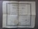 AU NOM DU ROI - DIPLÔME DE BACHELIER ES LETTRES SUR VELIN , MR GUERIN NE A VOLLORE - FACULTE CLERMONT FERRAND - 1837 - Diplômes & Bulletins Scolaires