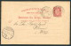 1896 Norway 10 Ore Stationery Brevkort Nordlands Postexp. Arctic - Hemer Germany - Covers & Documents