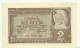 Poland 2 Zlotych 1941 P100 AUNC (right Corner Fold) - Polonia