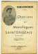 Goulebeneze Chansons Et Monologues Saintongeais Librairie Moreau Royan - Poitou-Charentes