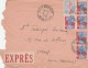 SEMEUSE 20C + MARIANNE NEF X 5 SUR LETTRE EXPRES BILLY MONTIGNY 18/7/60 POUR ELBEUF - 1921-1960: Modern Period