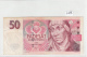 Billets -  B1233 - Tchéquie    - Billet  50 Korun Ceskych ( Type, Nature, Valeur, état... Voir 2 Scans) - República Checa