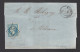 FRANCE N° 22 Obl. S/Lettre Entiére GC 2510 Montrejeau - 1862 Napoleon III